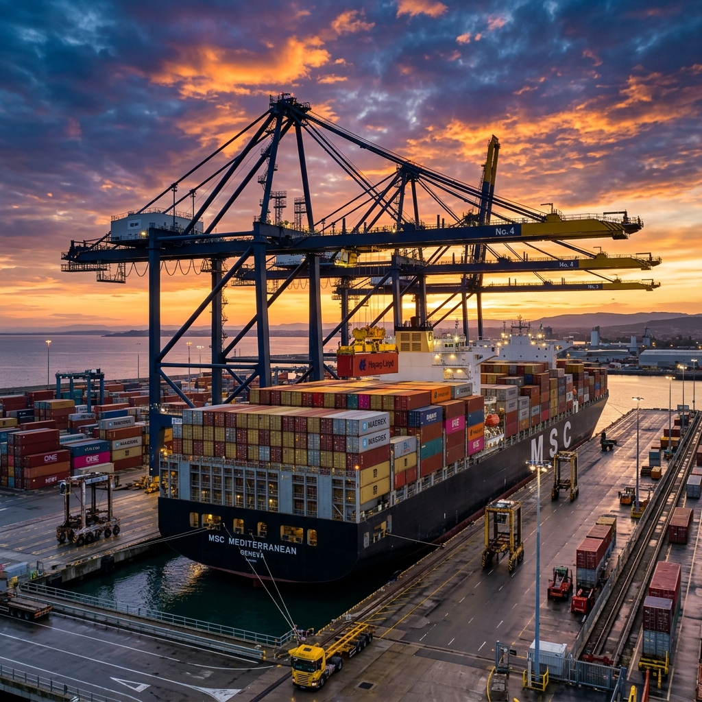 Multi Strength ocean container terminal port operations